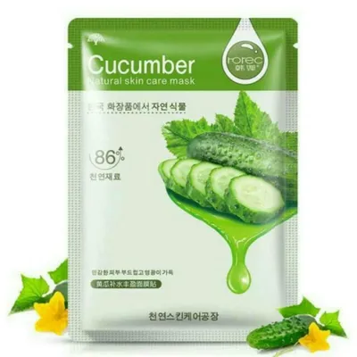 Rorec Natural Skin Care Mask Cucumber (Maska w płacie `Ogórek`)