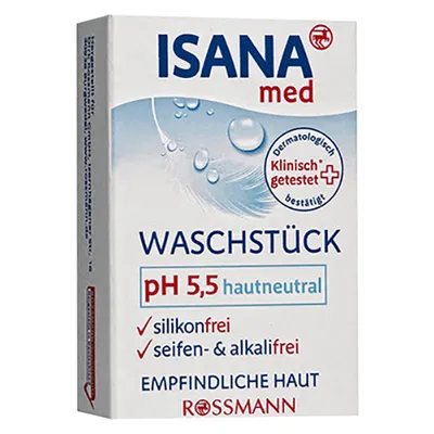 Isana Med, Seifenfreies Waschstuck (Kostka myjąca do skóry wrażliwej)