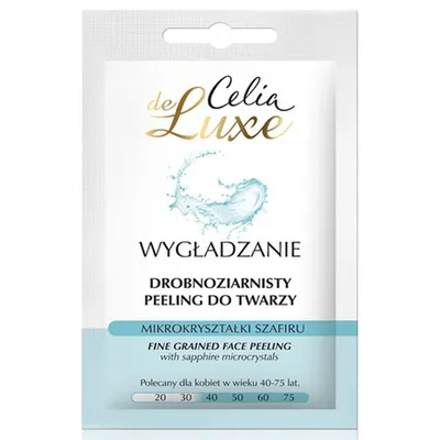 Celia de Luxe, Drobnoziarnisty peeling do twarzy `Wygładzanie`