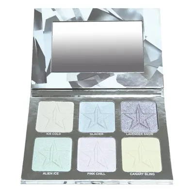 Jeffree Star Platinum Ice, Skin Frost Pro Palette (Paleta 6 rozświetlaczy)