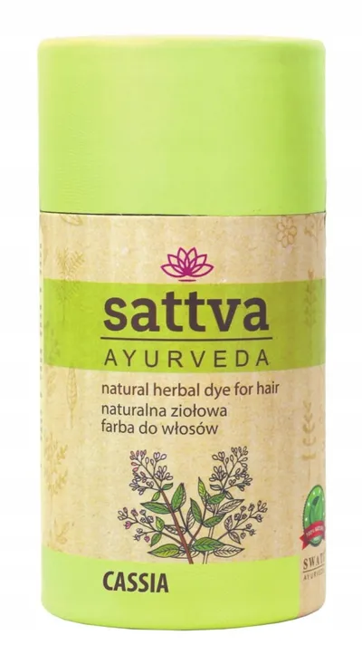 Sattva Ayurveda Natural Herbal Dye for Hair Cassia (Naturalna ziołowa farba do włosów Cassia)