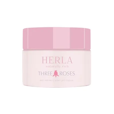Herla Three Roses, Anti-wrinkle Night Lift Cream (Krem intensywnie liftingujący do twarzy na noc)