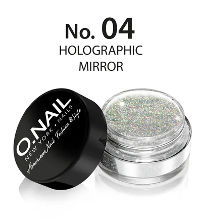 O.Nail Holographic Mirror (Pyłek do paznokci holograficzny)