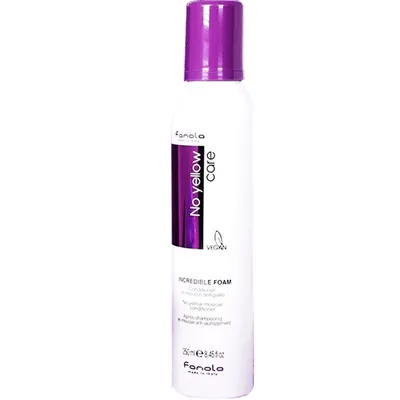 Fanola No Yellow, Incredible Foam Mousse Conditioner (Odżywka tonująca w piance do włosów blond)