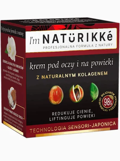 Naturikke Krem pod oczy i na powieki z naturalnym kolagenem