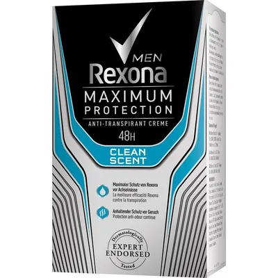 Rexona Men Maximum Protection Clean Scent Anti-Transpirant Crème (Antyperspirant w sztyfcie)