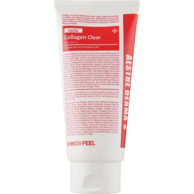 Medi Peel Aesthe Derma, Lacto Collagen Clear (Pianka do mycia twarzy)