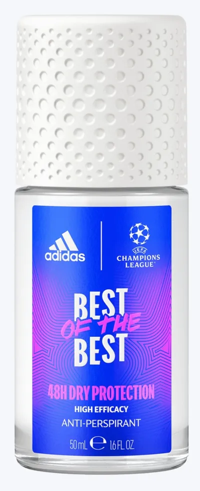 Adidas UEFA Best of the Best Antiperspirant Roll-on 48 H (Antyperspirant dla mężczyzn w kulce)