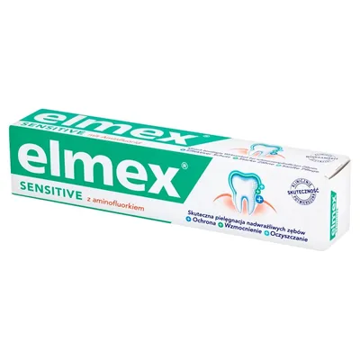 Elmex Sensitive, Pasta do zębów z aminofluorkiem