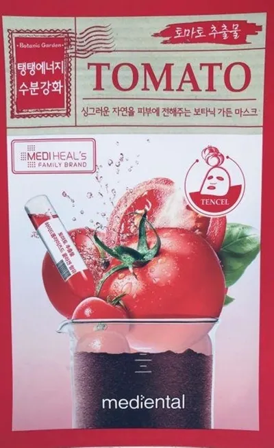 Mediheal Mediental, Botanic Garden, Tomato Sheet Mask (Maska w płachcie z pomidorami)