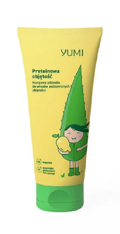 Yumi Mangowa odżywka do włosów pozbawionych objętości `Proteinowa objętość`