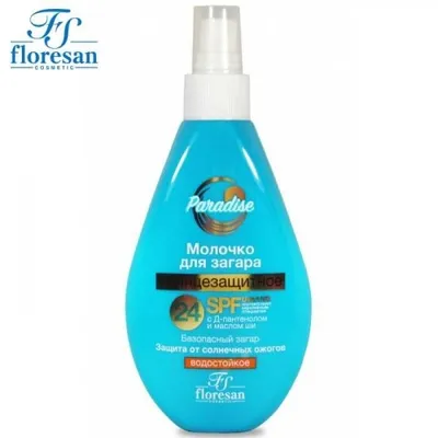 Floresan Cosmetic Paradise, Mleczko do opalania ochronne SPF 24