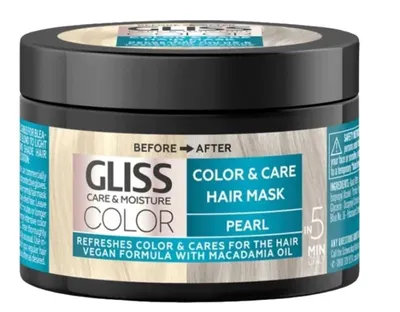 Schwarzkopf Gliss Color Color Care & Moisture, Color & Care Pearl Hair Mask (Maska do włosów rozjaśnianych)