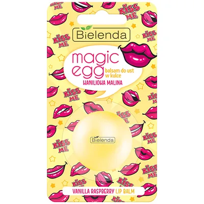 Bielenda Magic Egg, balsam do ust w kulce `Waniliowa malina`
