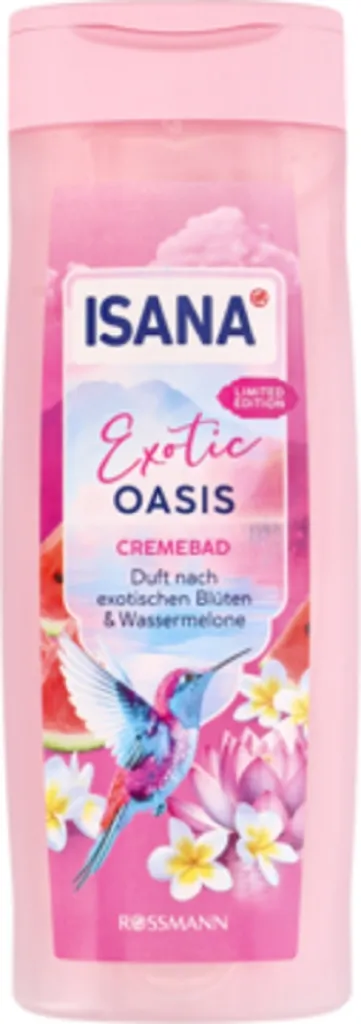 Isana Exotic Oasis, Creamy Bubble Bath (Kremowy płyn do kąpieli)