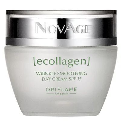 Oriflame NovAge Ecollagen, Wrinkle Smoothing Day Cream SPF 15 (Krem przeciwzmarszczkowy na dzień)