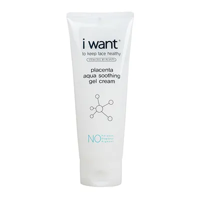 I Want Placenta Aqua Soothing Gel Cream (Łagodzący żel - krem z placentą)