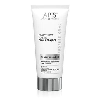 Apis Professional, Platinum Gloss, Platynowa maska  odmładzająca z platyną i tripeptydem miedziowym