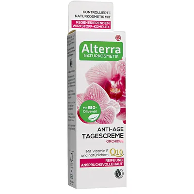 Alterra Anti - Age, Orchidee, Tagescreme (Krem na dzień do skóry dojrzałej i wymagającej z orchideą)