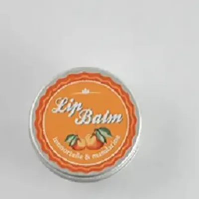 Sapunerija Rustica Immortelle & Mandarine Lip Balm (Balsam do ust `Nieśmiertelnik i mandarynka`)