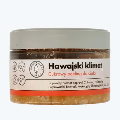 Manufaktura Piękna Cukrowy peeling do ciała `Hawajski klimat`