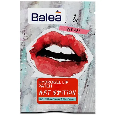 Balea Balea & Pepiart, Hydrogel Lip Patch Art Edition (Maseczka na usta)