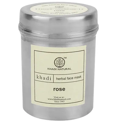 Khadi Natural Rose Herbal Face Pack (Różana maseczka do twarzy)