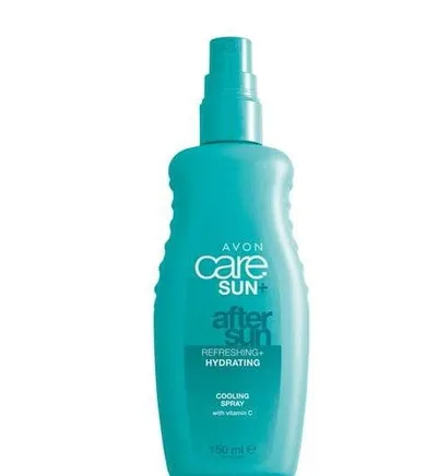 Avon Sun +, Cooling After Sun Lotion With Aloe [Care + After Sun, Refreshing + Hydrating Cooling Spray] (Chłodzący spray po opalaniu z witaminą C i aloesem)
