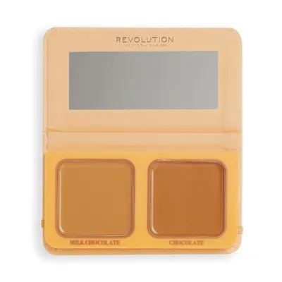 Revolution Beauty (Makeup Revolution) Makeup Revolution x Maffashion, Milky Chocolate Way Creamy Bronzer Duo (Paleta kremowych bronzerów do twarzy)