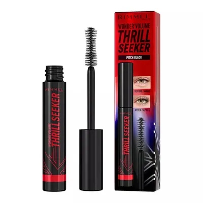 Rimmel Wonder'Volume Thrill Seeker Pitch Black Mascara (Tusz do rzęs)