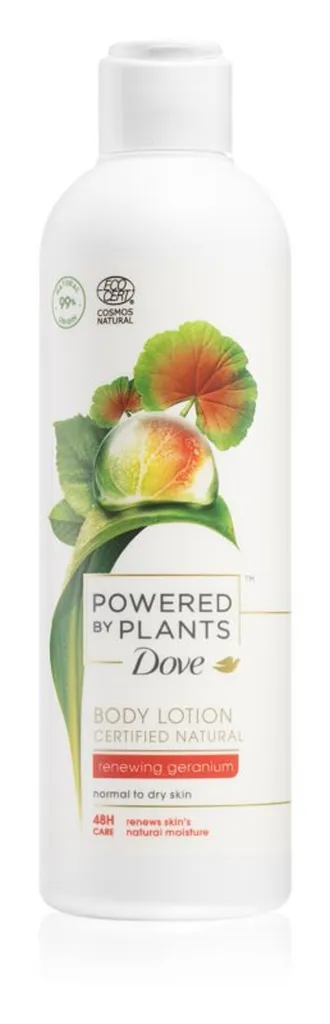 Dove Powered by Plants, Renewing Geranium Body Lotion (Pielęgnujące mleczko do ciała `Geranium`)