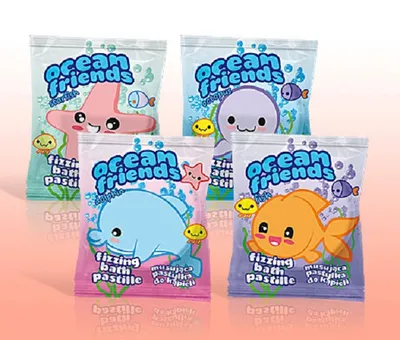 Marba Cosmetics Ocean Friends, Musująca pastylka do kąpieli