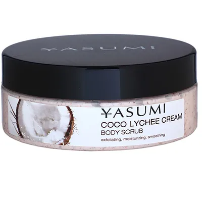 Yasumi Coco - Lychee Cream Body Scrub (Kremowy peeling do ciała z kokosem i liczi)