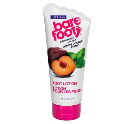 Freeman Bare Foot, Peppermint & Plum Softening Foot Lotion (Orzeźwiający balsam do stóp)