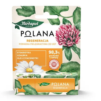 Polana Pomadka pielęgnacyjna do ust `Regeneracja`