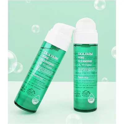 FarmStay Cica Farm Pore Cleansing Oil To Foam (Olejek oczyszczający do twarzy)