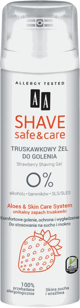 AA Shave Safe & Care, Różany mus do golenia