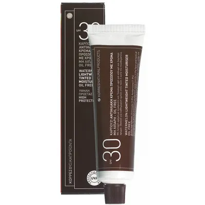 Korres Watermelon, Lightweight Tinted Moisturiser SPF 30 Oil Free (Beztłuszczowy krem tonujący)