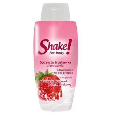 Shake for Body Odświeżający żel pod prysznic `Truskawka`