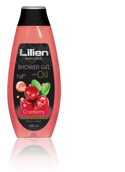 Lilien Body Care, Cranberry Shower Gel With Oil (Olejkowy żel pod prysznic `Żurawina`)