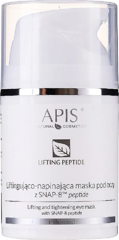 Apis Professional, Lifting Peptide Lifting & Tightening Eye Mask With Snap-8 Peptide (Liftingująco-napinająca maska pod oczy)