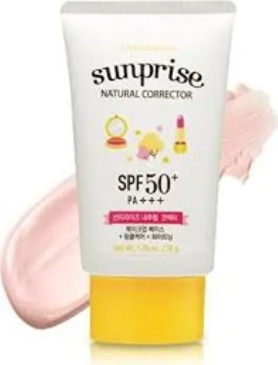 Etude Sunprise Natural Corrector SPF50+ (Krem przeciwsłoneczny z funkcją bazy pod makijaż)