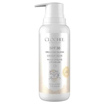Clochee Baby & Kids, SPF 30 Creamy Olive (Kremowa oliwka dla dzieci SPF30)