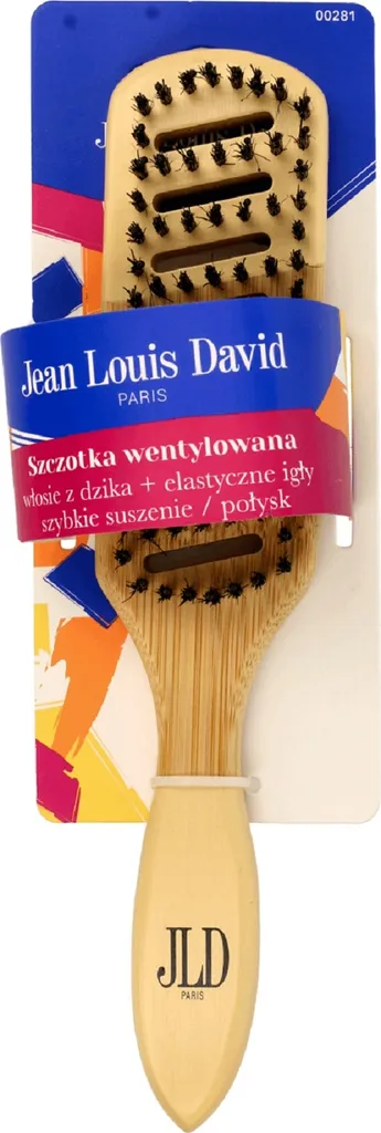 Jean Louis David Szczotka wentylowana włosie z dzika+ elastyczne igły