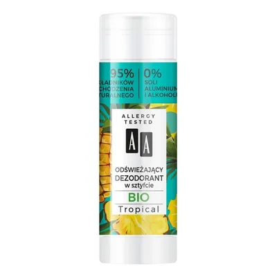 AA Bio Tropical, Super Fruits & Deo Stick (Odświeżający dezodorant w sztyfcie)