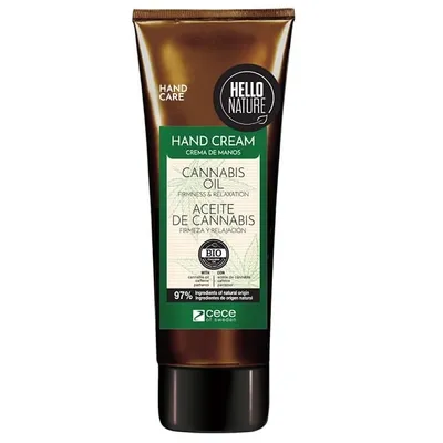 Cece of Sweden Hello Nature, Hand Cream Cannabis Oil (Krem do rąk `Olej z konopi`)