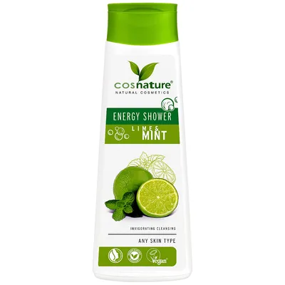 Cosnature Lemon & Mint Energy Shower (Naturalny energetyzujący żel pod prysznic z limonką i miętą)