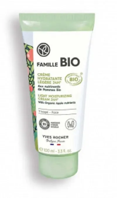 Yves Rocher Famille Bio, Créme Hydratante Légére 24H (Lekki krem nawilżający 24H)