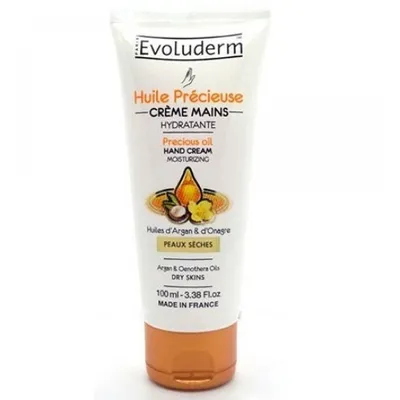 Evoluderm Huile Précieuse Crème Gommante Hydratante (Krem do rąk z olejami arganowym i wiesiołkowym)