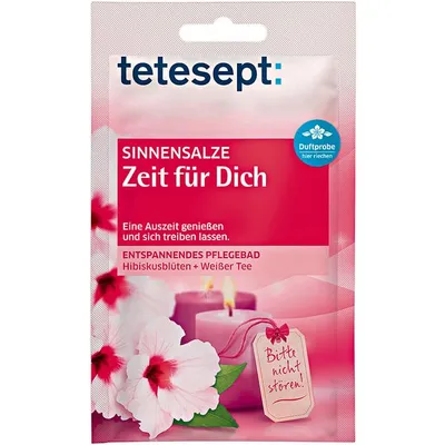 Tetesept Zeit für dich, Sinnensalz (Sól do kąpieli `Czas dla Ciebie`)